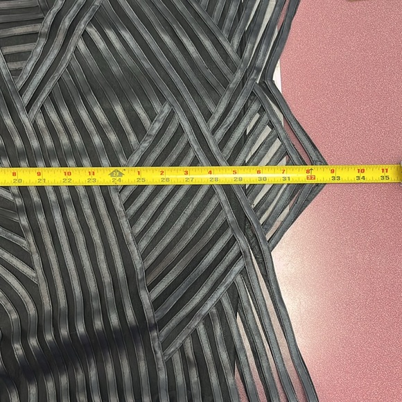 Sue Wong strapless dress. Black on black design. Fully lined. Straps.NWT.Size 10 - Picture 11 of 11